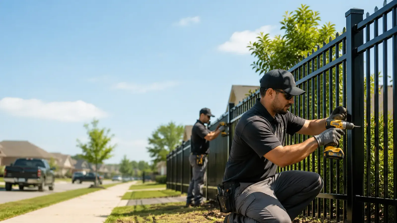 Metal Fence Installation in Denton, KY